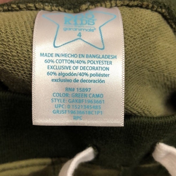 5/$10 Boys size 4 camouflage sweatpants - Picture 6 of 8